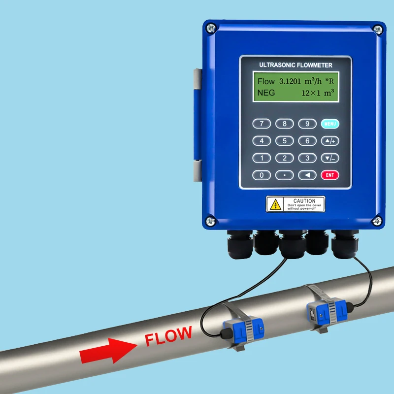 

OEM China Ultrasonic Flow Meter For Water Fuel Atex Wall Mounted Clamp On Ultrasonic Flow Meter With 1% Accuracy