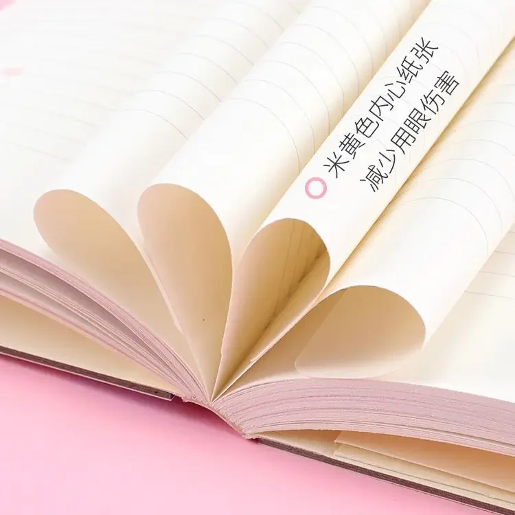 Creative Fashion Color Page Notebook Sketchbook Beautiful Cherry Blossom Sakura Notebook Gift Box New