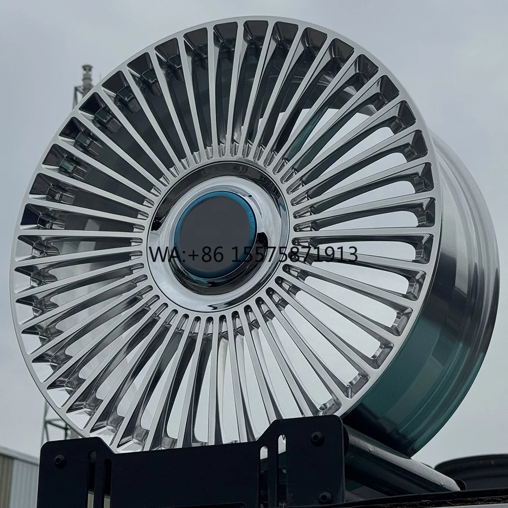 

19 20 21 22 23 24 26 Inch 6061-T6 Alloy Car Wheels Custom Polished 5x112 Floating Cap Forged Racing Car Wheels for Mercedes Benz