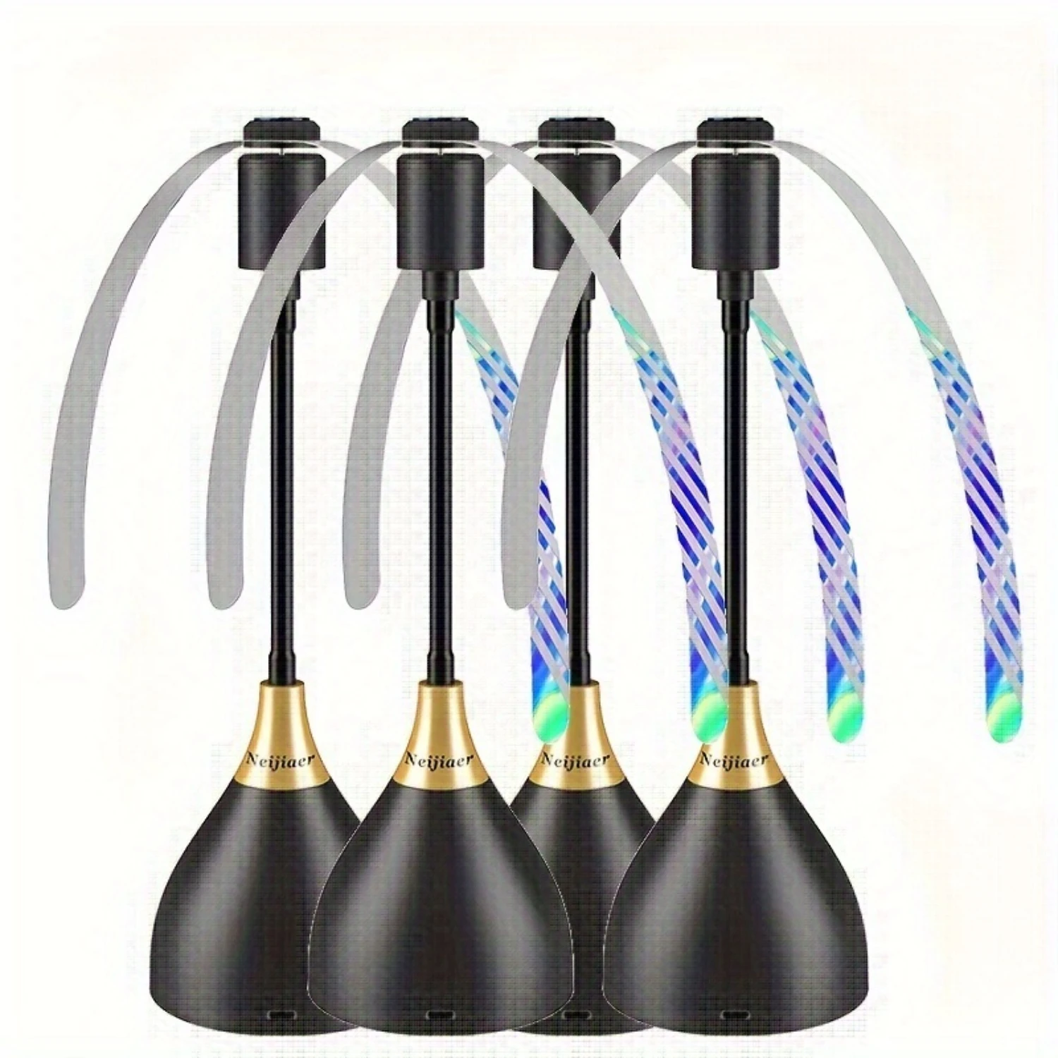 مراوح محمولة فائقة الطيران - أدوات صغيرة الحجم لمكافحة الآفات للطاولات والشواء والنزهات والصيف - تحافظ على طعامك الخارجية نظيفة وسا