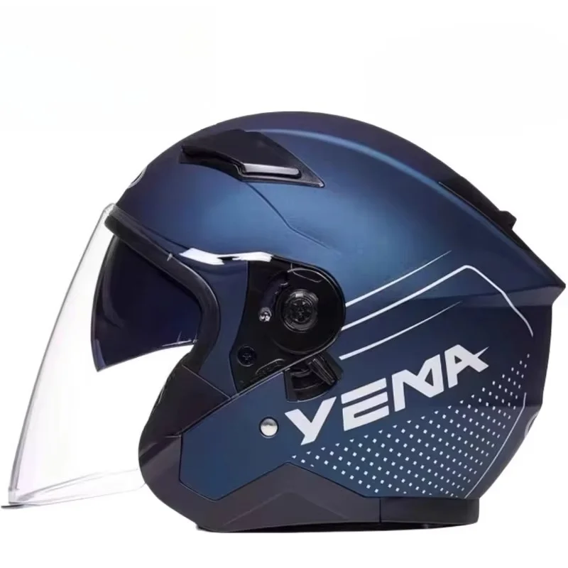 New Double Visors Men's Motorcycle Helmet For Women Racing Safety Protective Riding 3/4 Bike Limited Edition Professional Casco