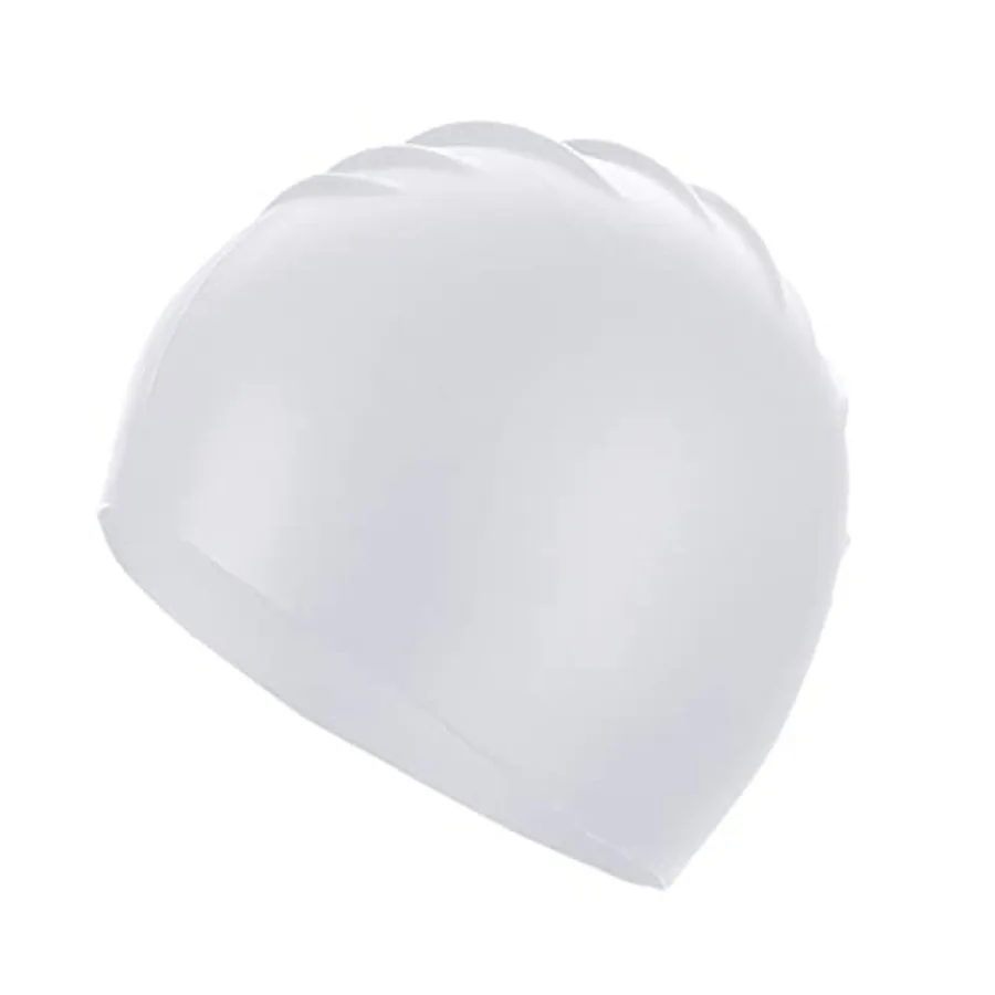 

Waterproof Silicone Swim Cap, Comfortable Bathing Cap, Swimming Cap for Women and Men, Waterproof Bathing Cap
