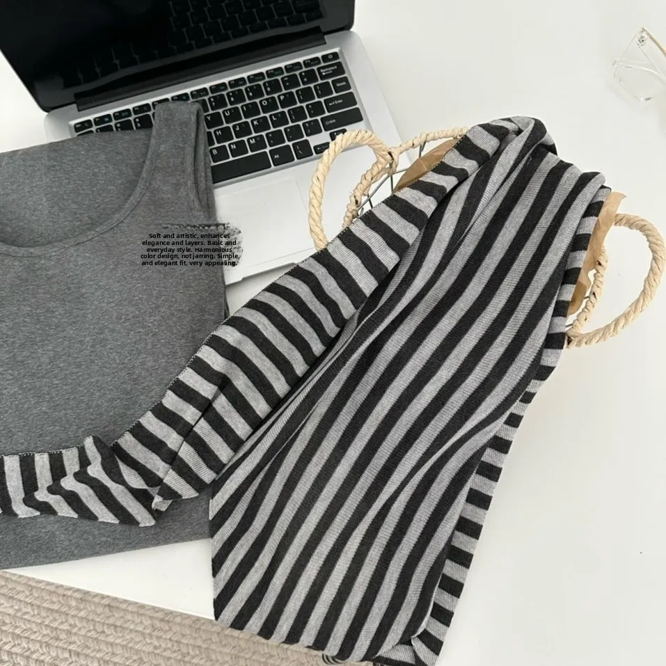 

Loose Knitted Svel Women's Dr Versatile Simple Korean Sle Summer 2025 Faion Set with awl Casual Chic