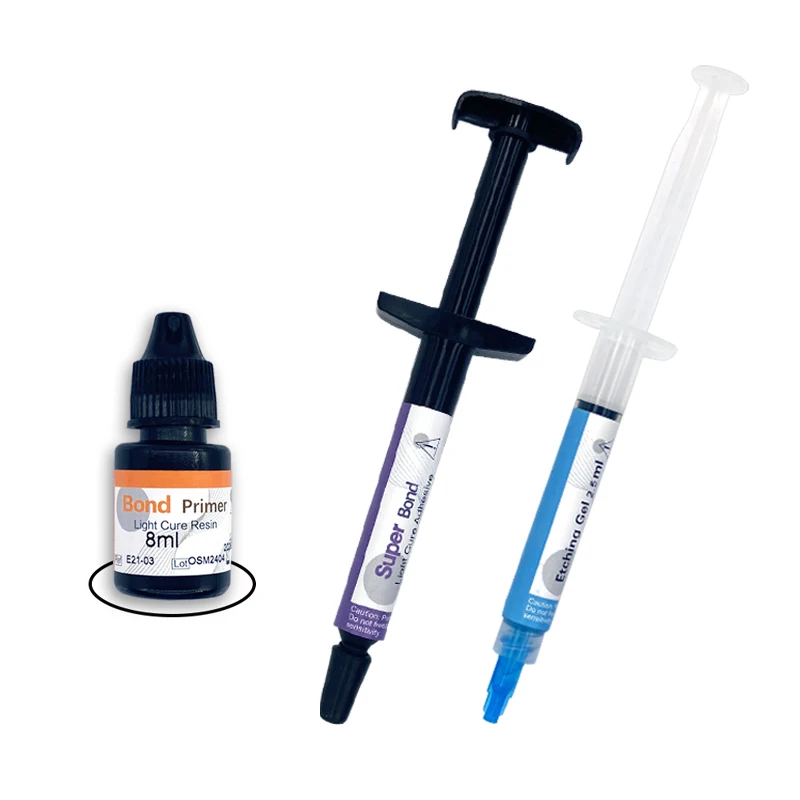 Dental Orthodontic Adhesive Kit Light Cure Glue Direct Bonding System Dentistry Tools Dentist Material