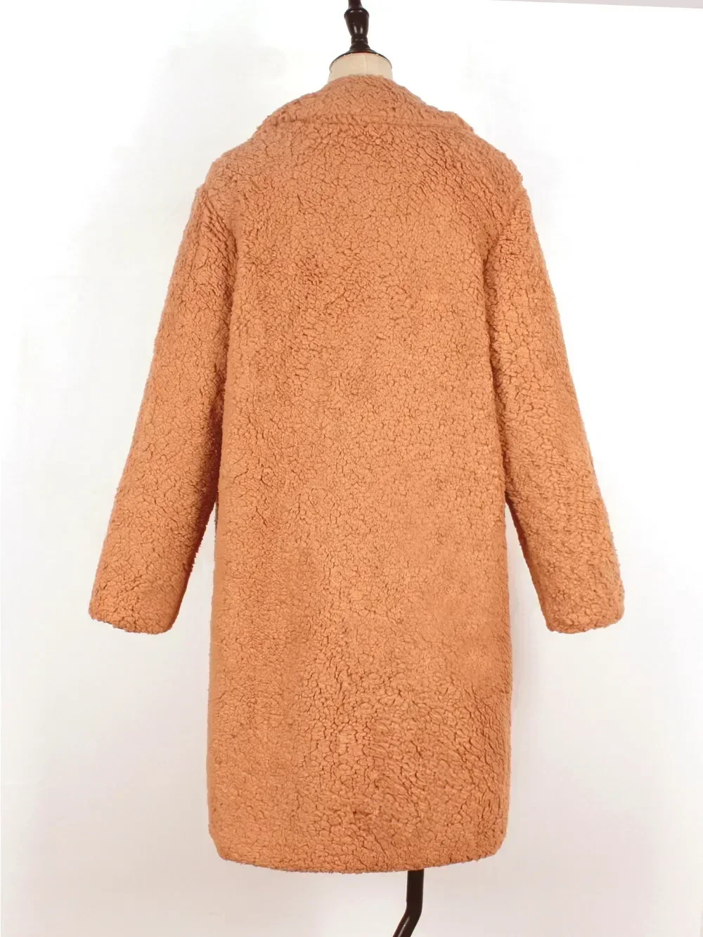 Dames Warme Faux Lamsbont Jassen Winter Fleece Vrijetijdsjack Shaggy Jas Vrouwen Dikke Pluizige Luxe Bontjas Bovenkleding