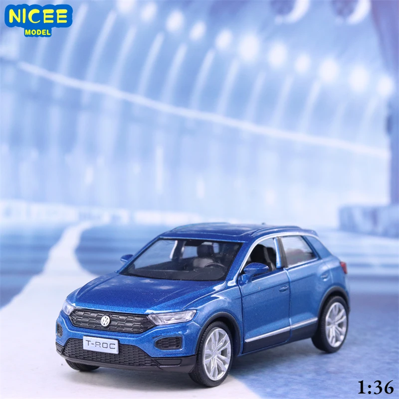 1:36 Volkswagen T-ROC SUV Alloy Car Model Diecast Toy Metal Car Model Toy Car Collection Pull Back Children Gift Toy F344