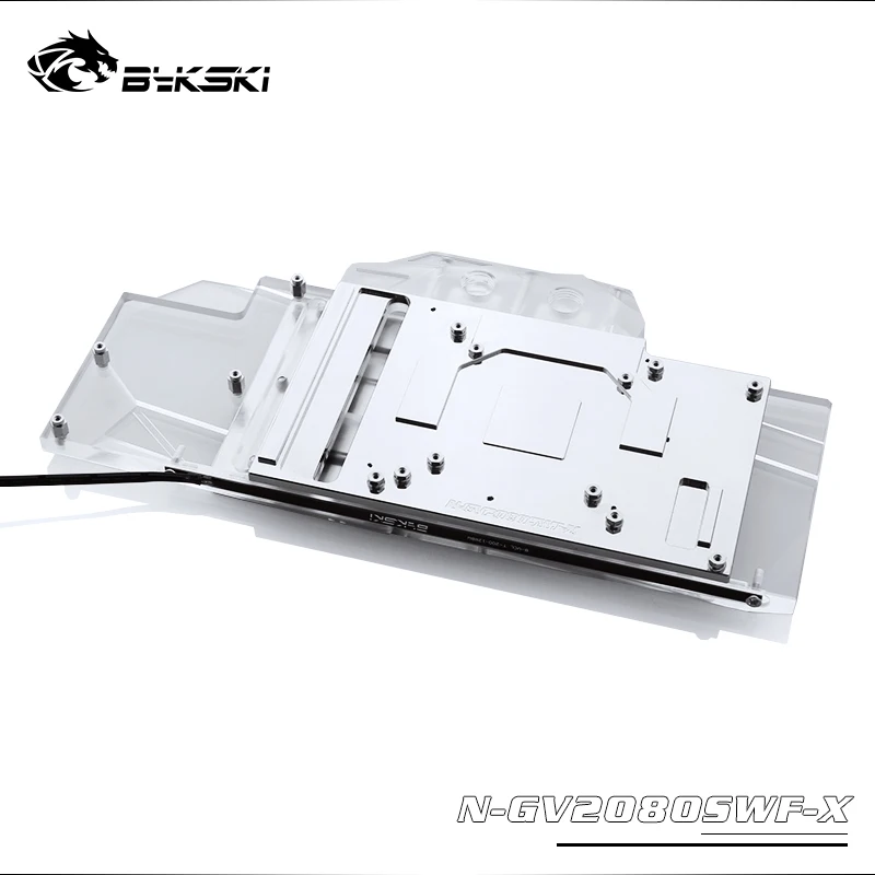 Bykski – bloc de refroidissement à eau RGB, couverture complète pour GPU, pour GIGA RTX 2080 2070 2060 Super Gaming Windforce N-GV2080SWF-X