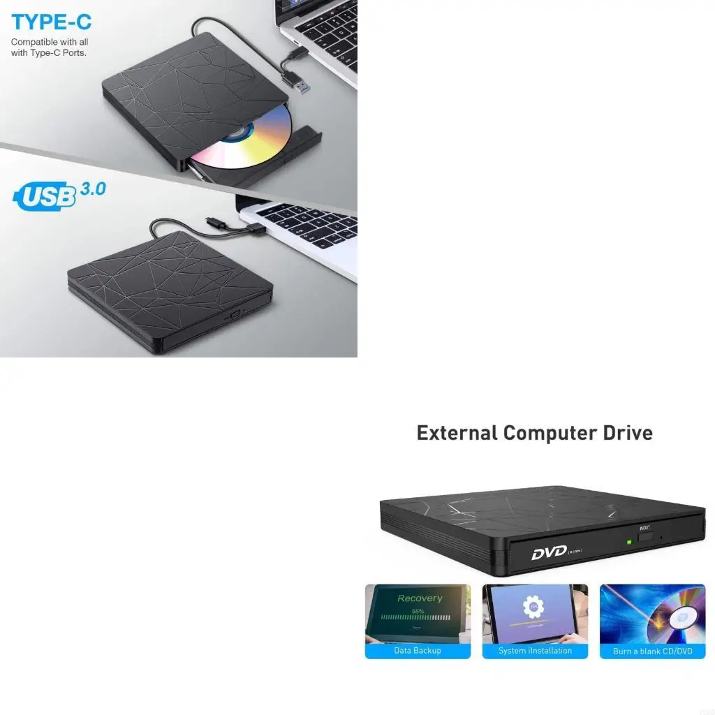 J1HD компьютер внешний считыватель диска приводит к тому, что писатель считывателей считывателя C 3,0