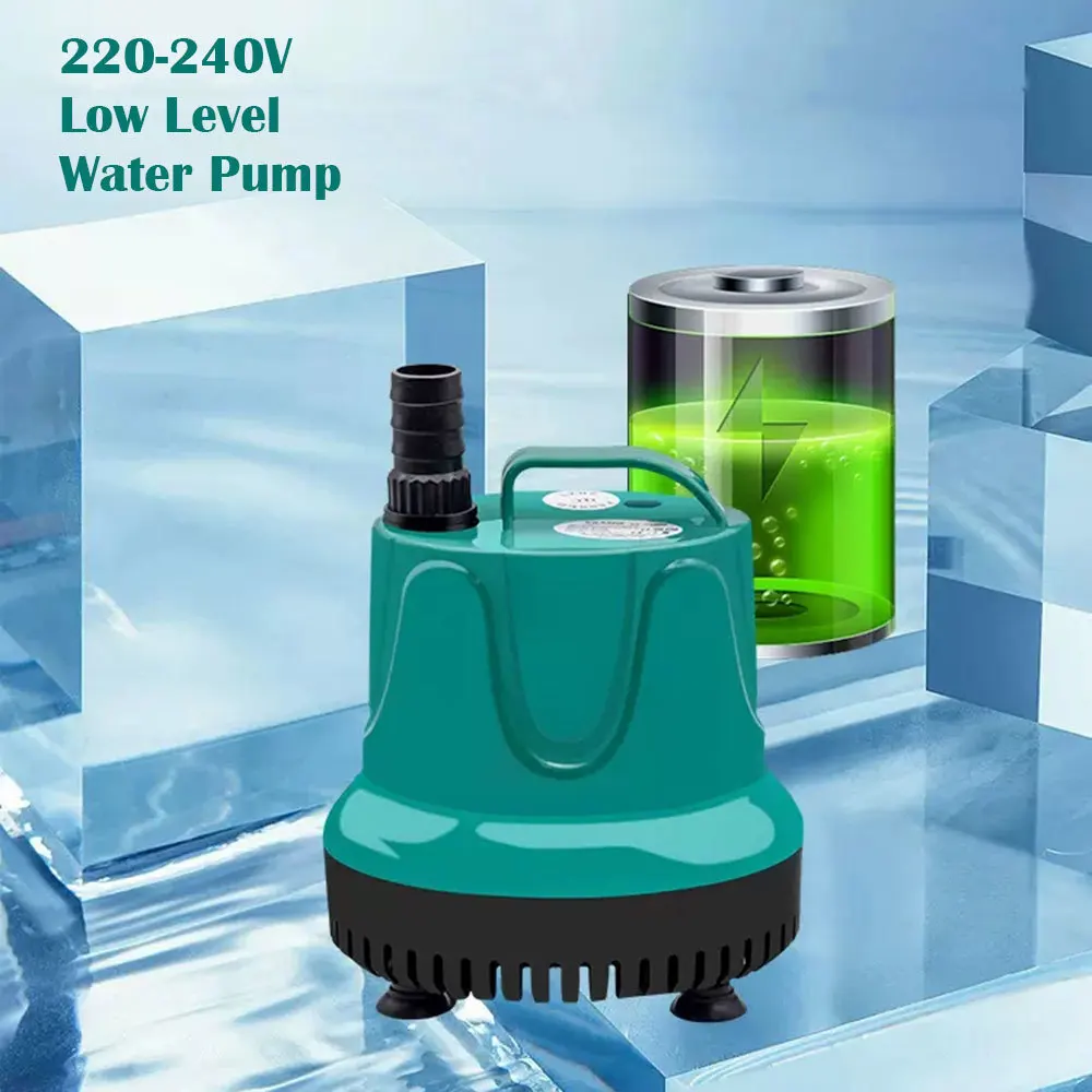 220V Fishing Water Pump Flow Accessories Aquarium Fish Tank Submersible Pump Electric Underwater Hidroponia Submersible View