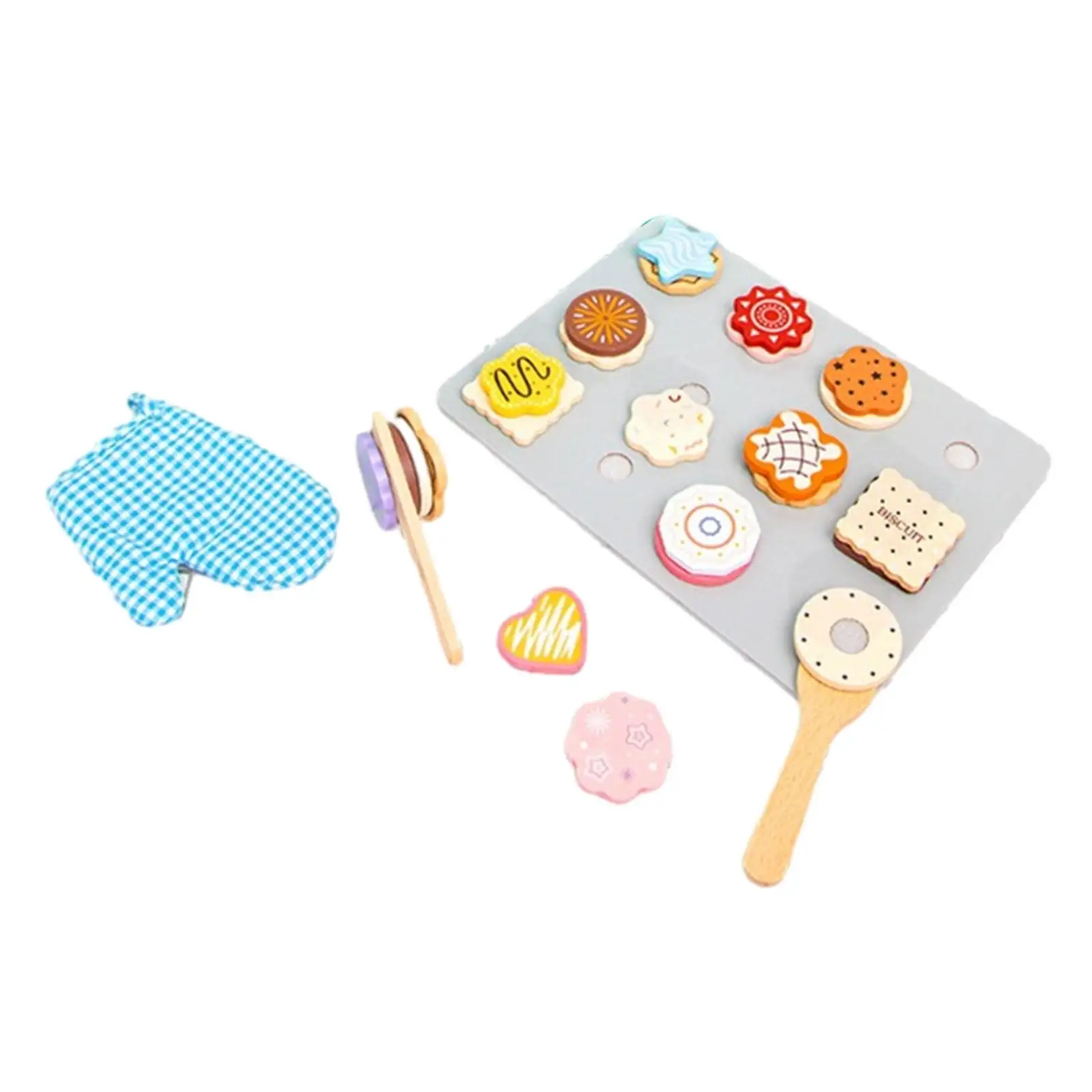 Kids Baking Set Realistic Role Playing Early Learning Fun Kids Kitchen Toys Play Food Set for Toddlers Kids Ages 3+ Boys Girls