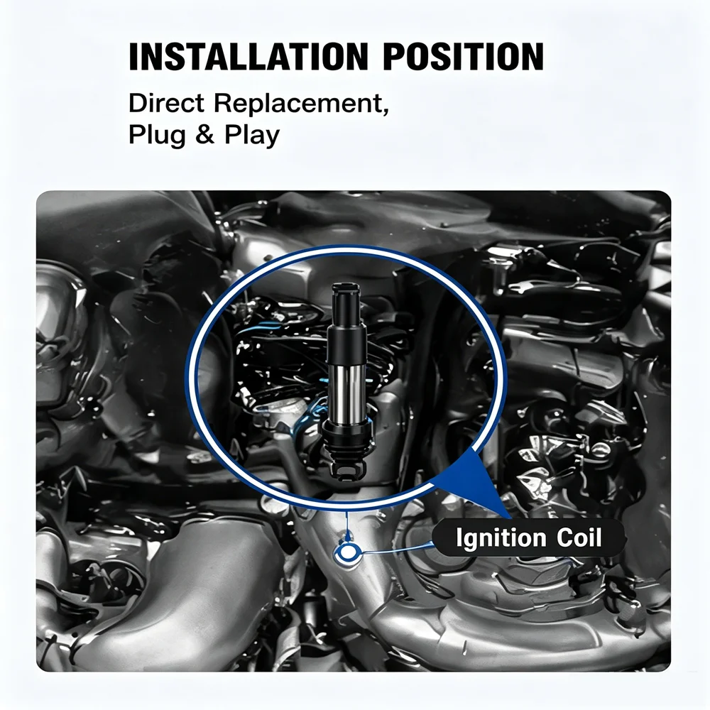 Engine Ignition Coil For BMW K1600GT K1600GTL K1600B K1600 Bagger Grand America K48 K61 2010-2023 Motorcycle Parts 12137722679 view 5