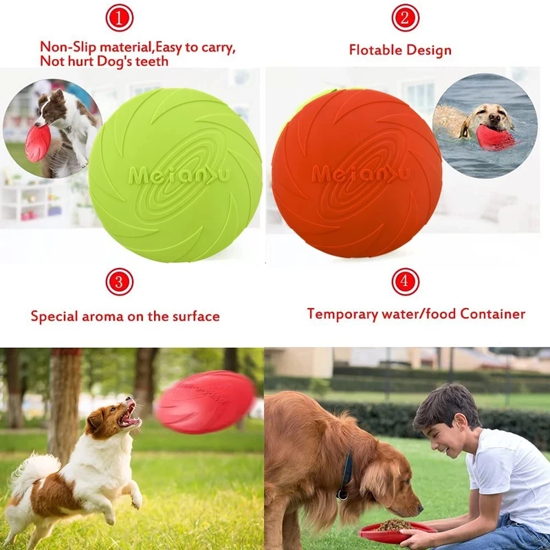 Gioco giocattoli per cani piccolo medio grande cane volante piattino resistente masticare cucciolo formazione giocattolo interattivo forniture per animali domestici