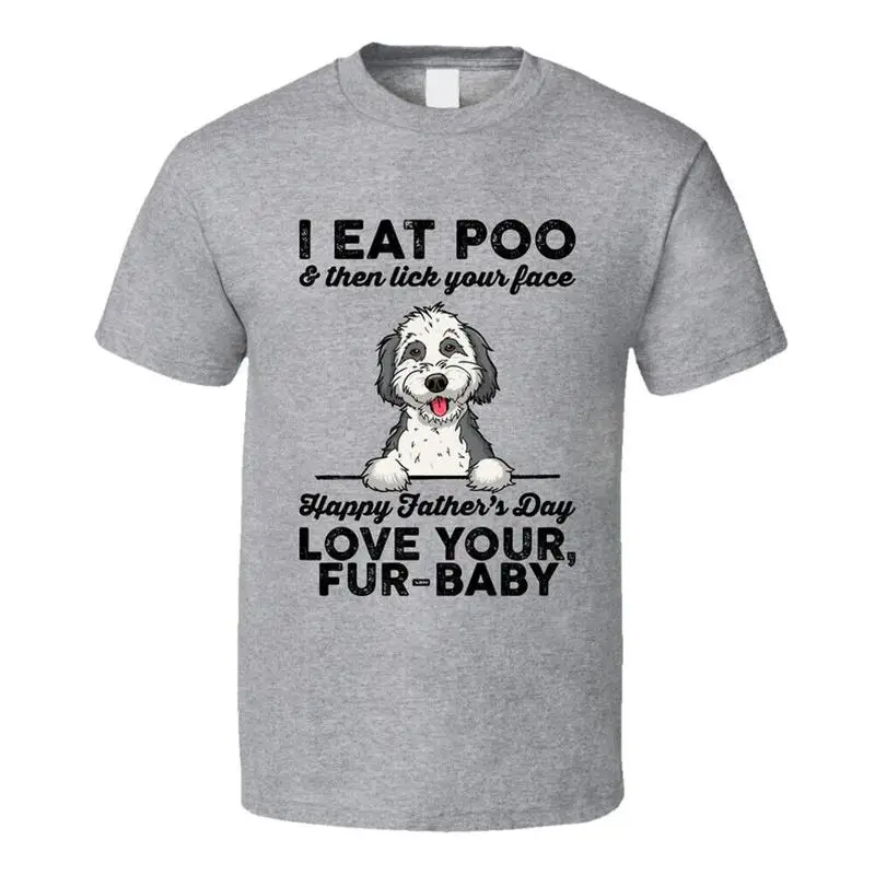 Aussiepoo Футболка «Я люблю свое лицо» ко Дню отца