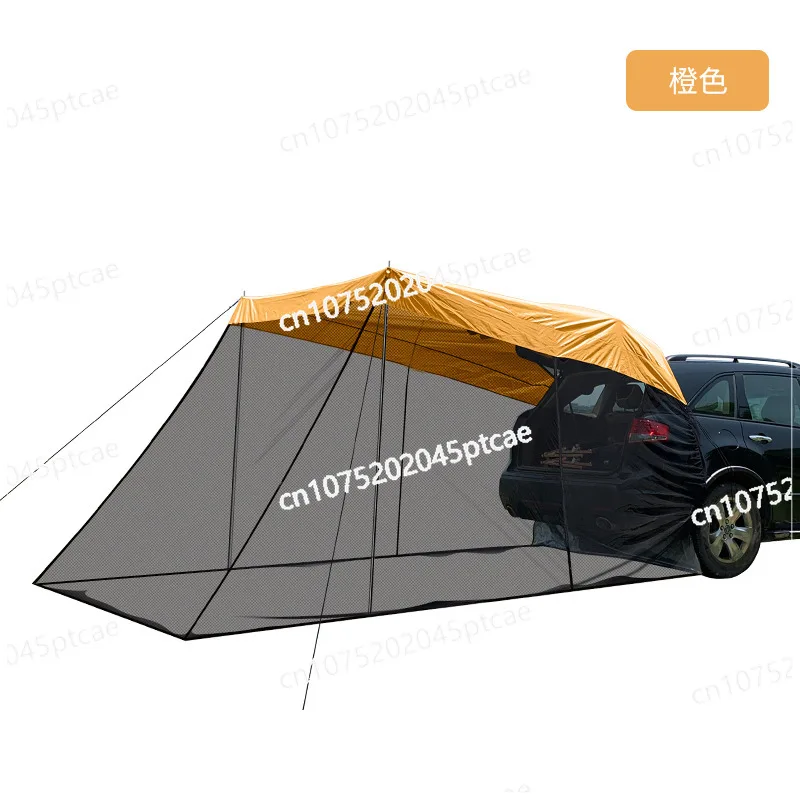 Outdoor Camping Mosquito-proof Sunshade SUV Car Camping Tent Trunk Side Car Rear Canopy