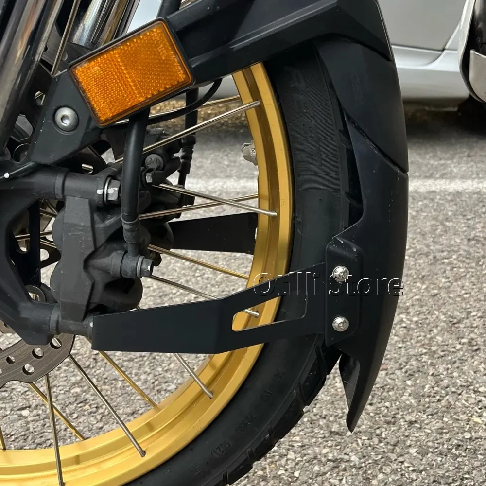 Front Fender For Honda CRF1100L CRF1000L CRF 1100 1000 Africa Twin Adventure Sports Black Mudguard Extension Splash Extender