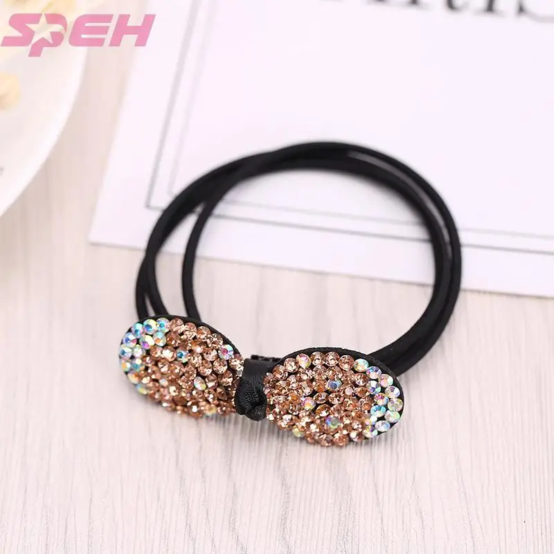 new hot fashion Australian diamond hair rope creative hair binding hair circle diamond