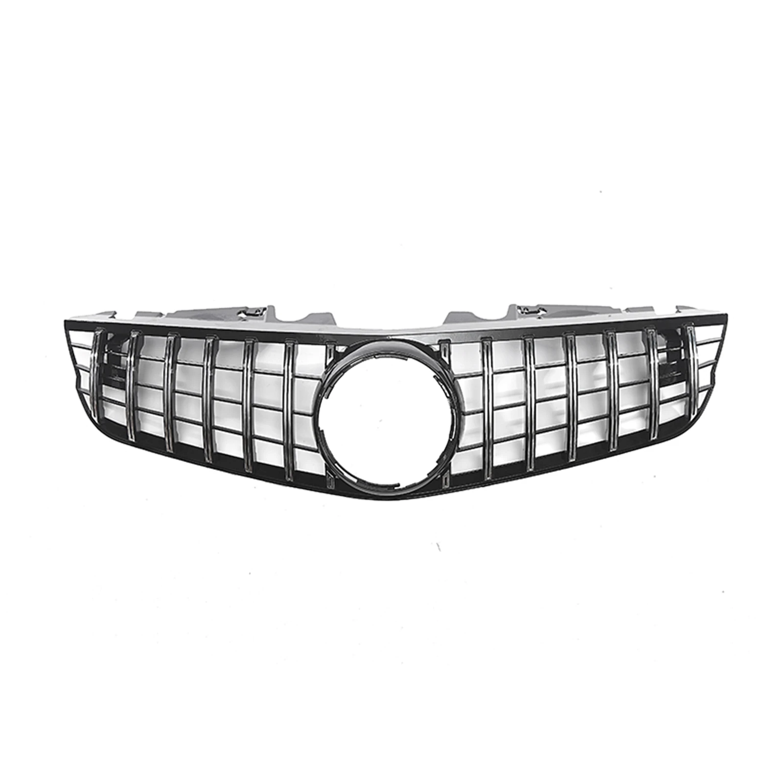 Car Front Grille Grill Upper Bumper Hood Vent Mesh Grid For Mercedes-Benz R230 SL Class SL500 SL550 SL63 2009-2012