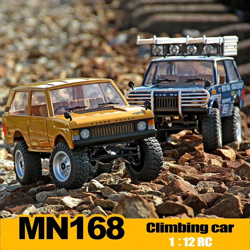 MN168 Rc Car MN Model 4WD 1:12 Remote Control Crawler Off Road Vehicle Full Proportion Climbing Car Toy 280 Motor Kid Adult Toy