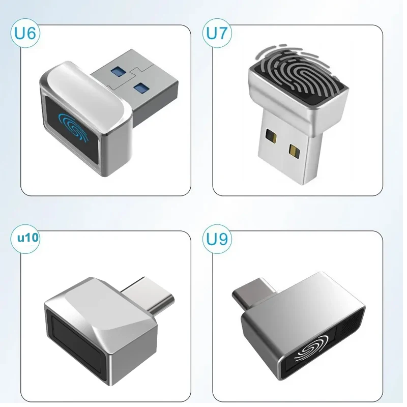 USB Fingerprint Reader for Windows 7/10/11 PC Notebook Lock Biometric Scanner Laptop Password Biometric Scanner Padlock Module