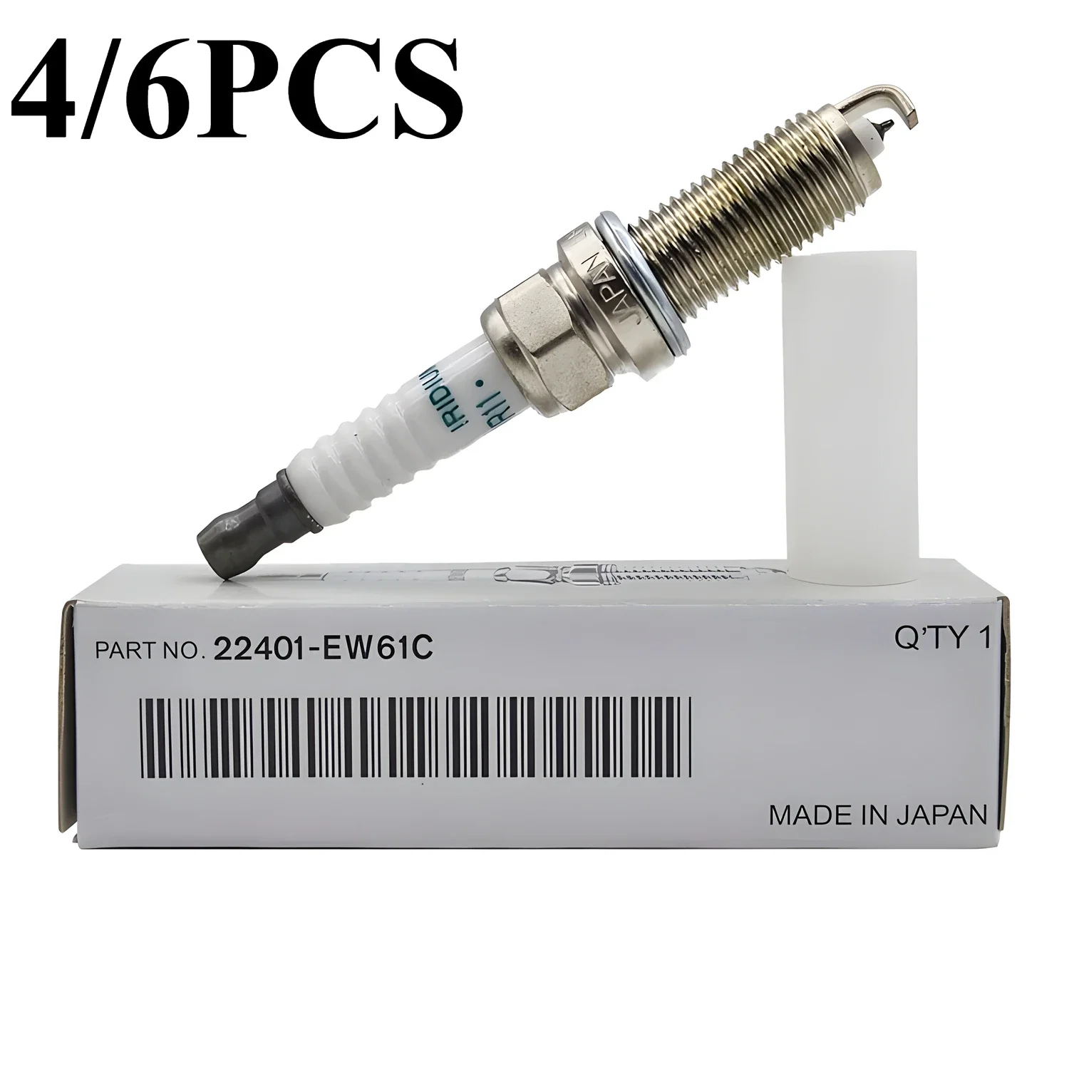 

4/6pcs 22401-EW61C Spark Plug Dual Iridium Fit for Nissan Altima Maxima Infiniti Q40 EX35 EX37 FX35 FX37 Q50 Q70 QX60 FXE22HR11