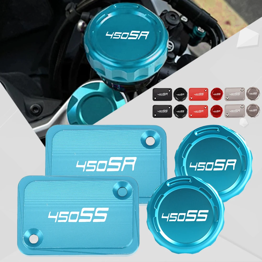 

FOR CFMOTO CF MOTO 450SR 450SS 2022 2023 2024 Front Rear Brake Clutch Fluid Reservoir Cover Cap 2025 Motorcycle 450 ss sr SR