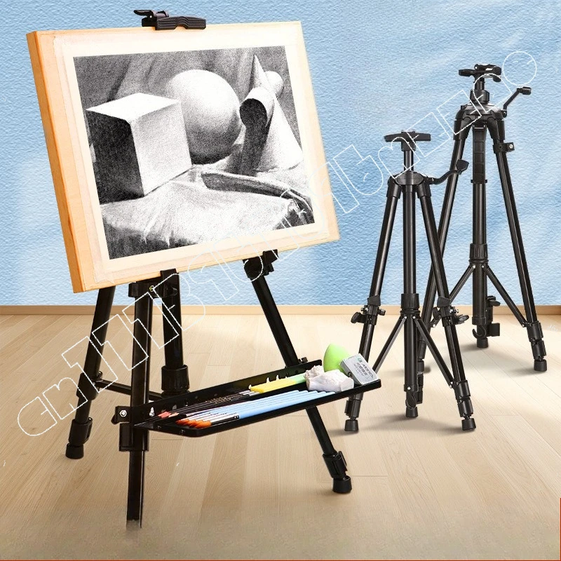 

Large Hand Easel Tray Foldable Drawing Board Sketching Drawing Shelf Telescopic Portable Sketching Tool Holder