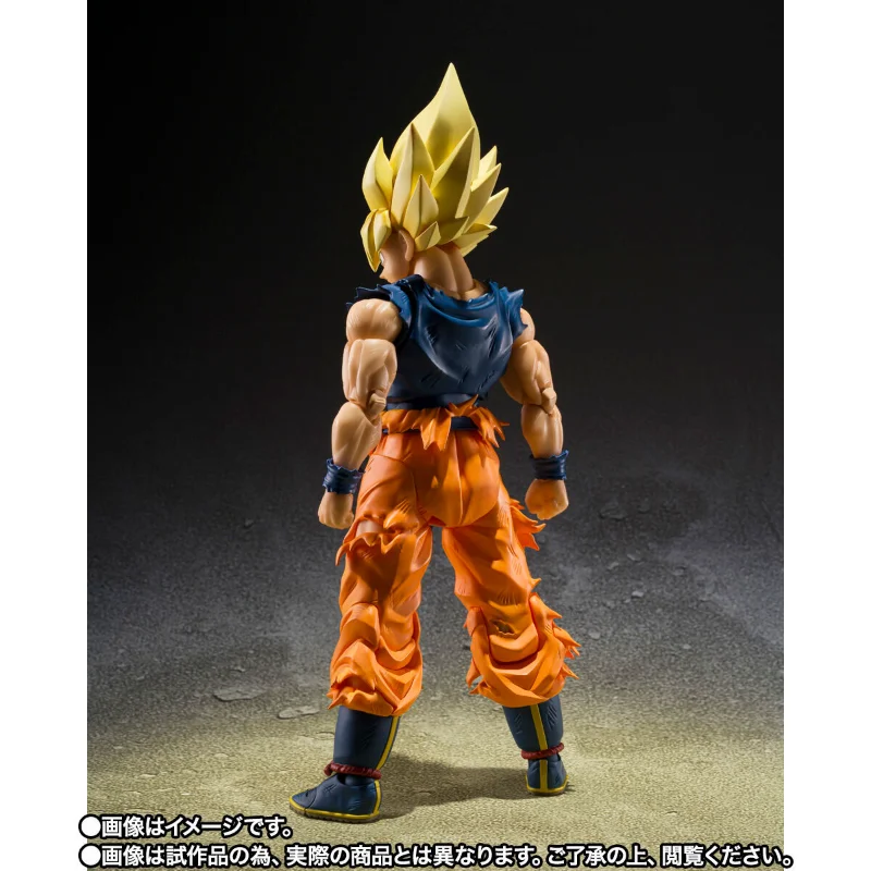 Goku SH Figuarts Dragon Ball The Furious Warrior Super Saiyan 16cm Action Figure Bandai Tamashii Nations Collectible - view 6