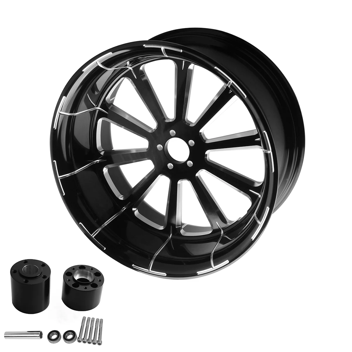 Motorcycle Accessories Motorcycle Forged Aluminum Rims 18 "large Wide Tire Rear Wheel Hub