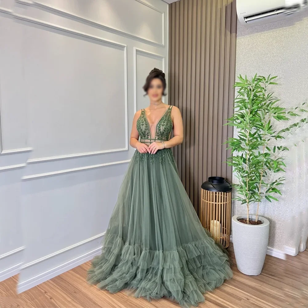 

Exquisite Evening Dresses Formal Party Prom Gowns Floor-Length Trumpet Backless Sequined Evening Prom Dresses Customized