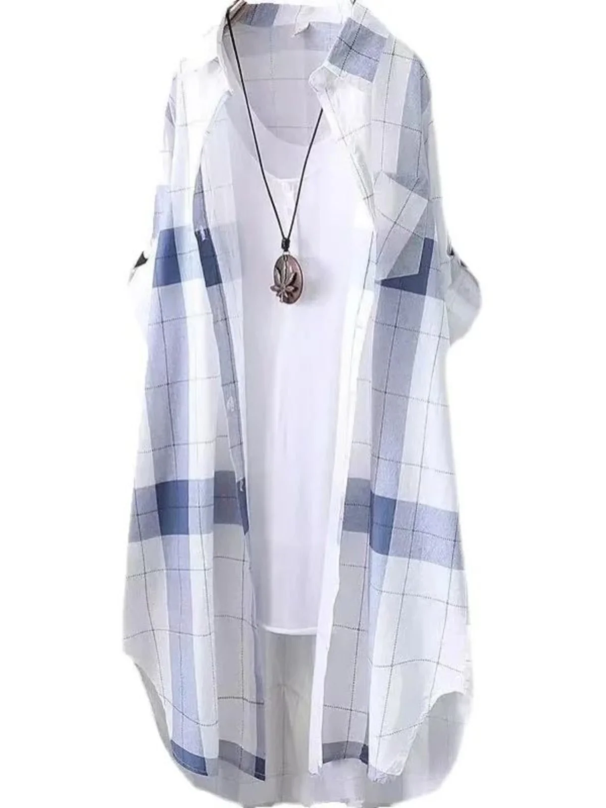 Csa informal hoada de manga larga, estilo urbano, con cuello suelto y mangas largas para mujeres de 8 a 24 años, con pa...