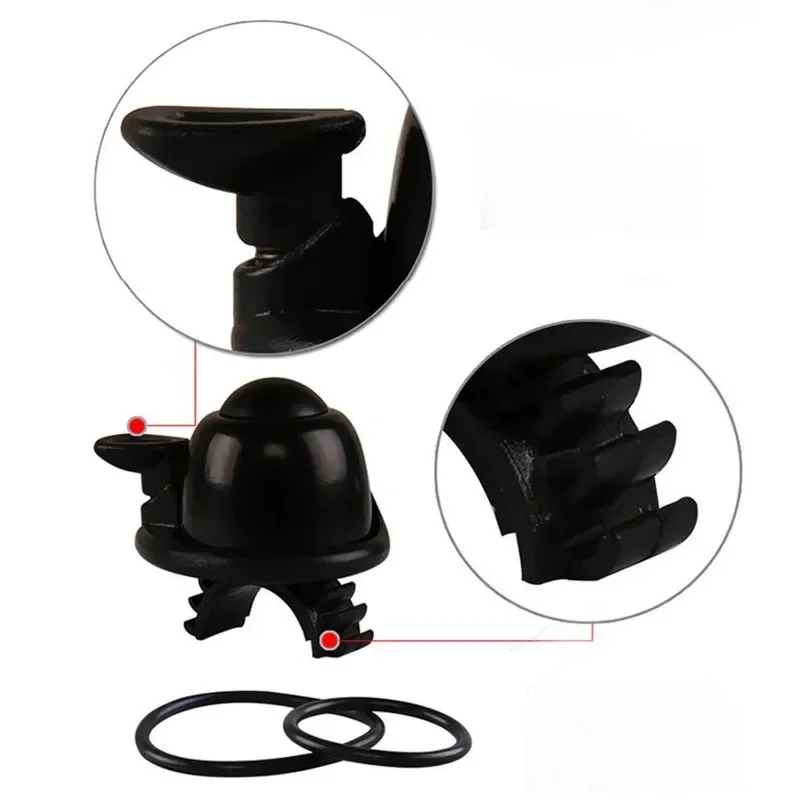 360 Rotation Bicycle Bell Aluminum Alloy Loud Horn Cycling Handlebar Adjustment Alarm MTB Road Bike Bell Bicycle Parts Accessori