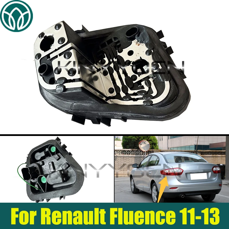 Car Rear Outside Tail Light Circuit Board Bulb Holder For Renault Fluence 2011 2012 2013