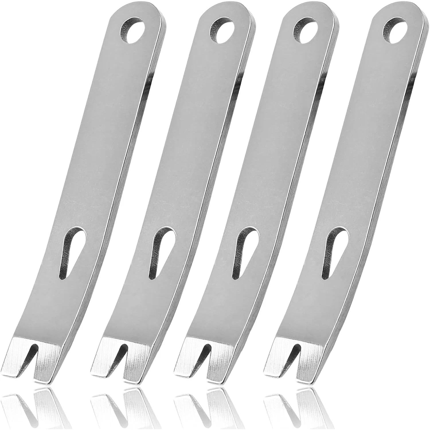 Mini Stainless Steel Pocket Pry Bar Crowbar Multifunction EDC Tool Survival Opener