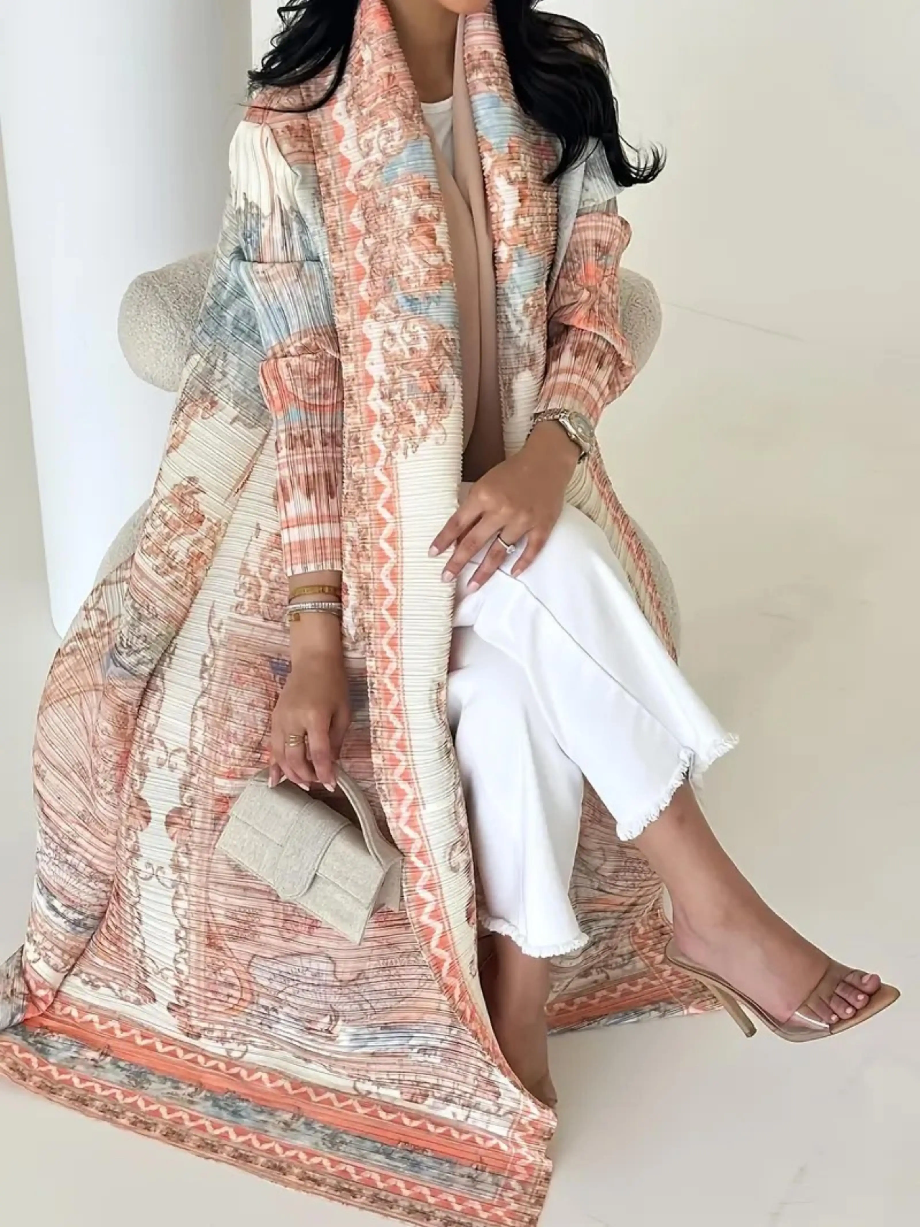 Robe Abaya musulmane du moyen-orient pour femmes, longue couverture adaptée au Festival du Ramadan