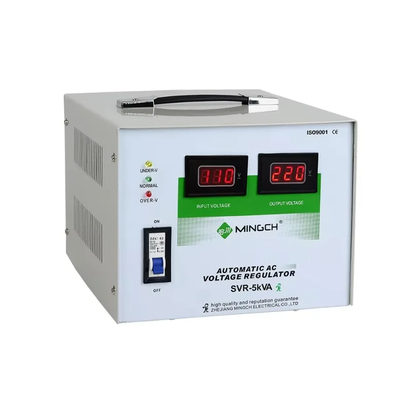 Servomotore monofase AVR 5000VA Stabilizzatore regolatore di tensione automatico 5000W 6000W 220V 6KW per computer da forno