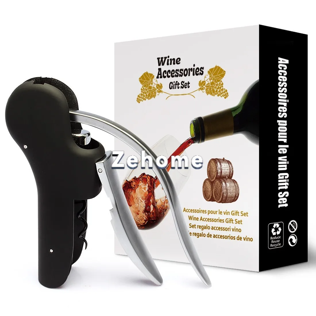 Goose type fast red wine bottle opener zinc alloy