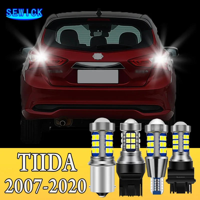 2pcs LED Reverse Light Backup Bulb Accessories For Nissan Tiida C11 C12 C13 2007-2020 2012 2013 2014 2015 2016 2017 2018 2019