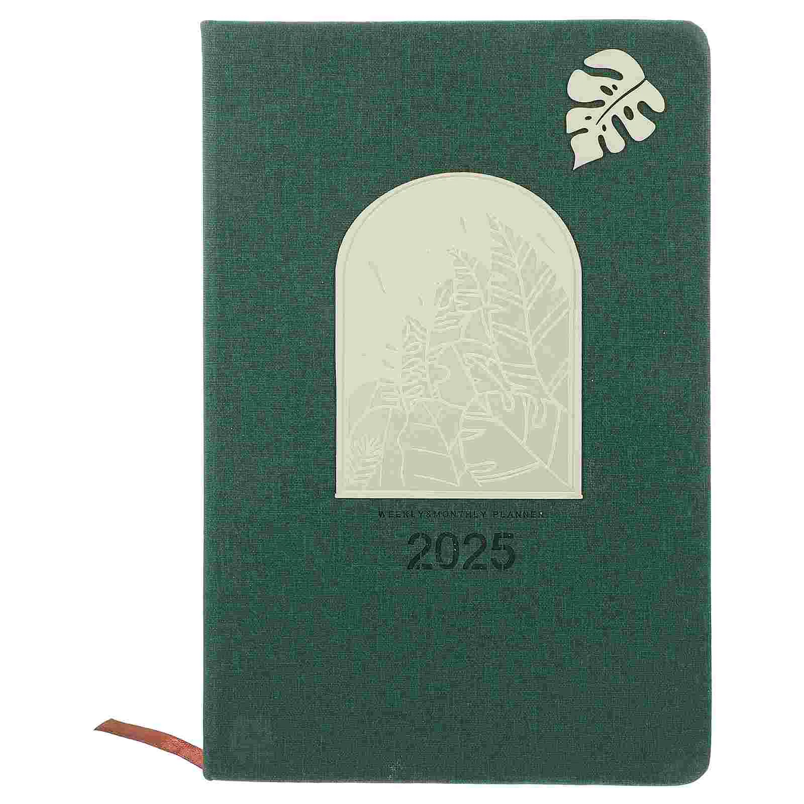 Engels Agendaboek Het Notitieblok Weekplanner Multifunctioneel Donkergroen