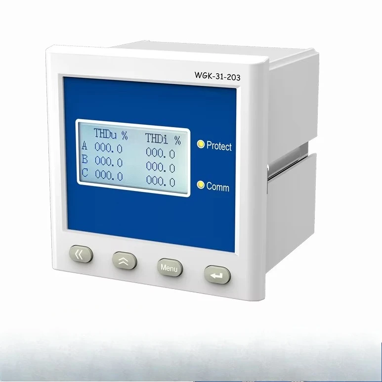 WGK-31-203 Series Lcd Panel Total Reactive Power Compensation Controller With Modbus