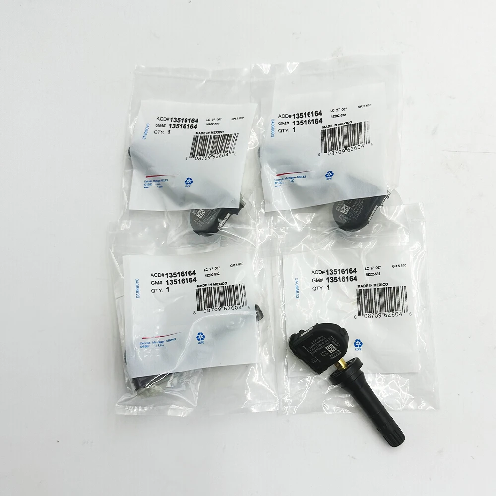 4PCS FOR 2018 2019 2020 2021 2022 2023 CHEVROLET EQUINOX 315MHz TIRE PRESSURE SENSOR TPMS CADILLAC 13516164 13598772 13598771