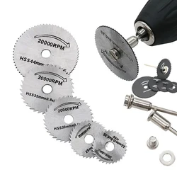 Mini HSS Circular Saw Blade High Speed Steel Woodworking Metal Cutting Discs for Woodworking Rotary Tool Electric Slice