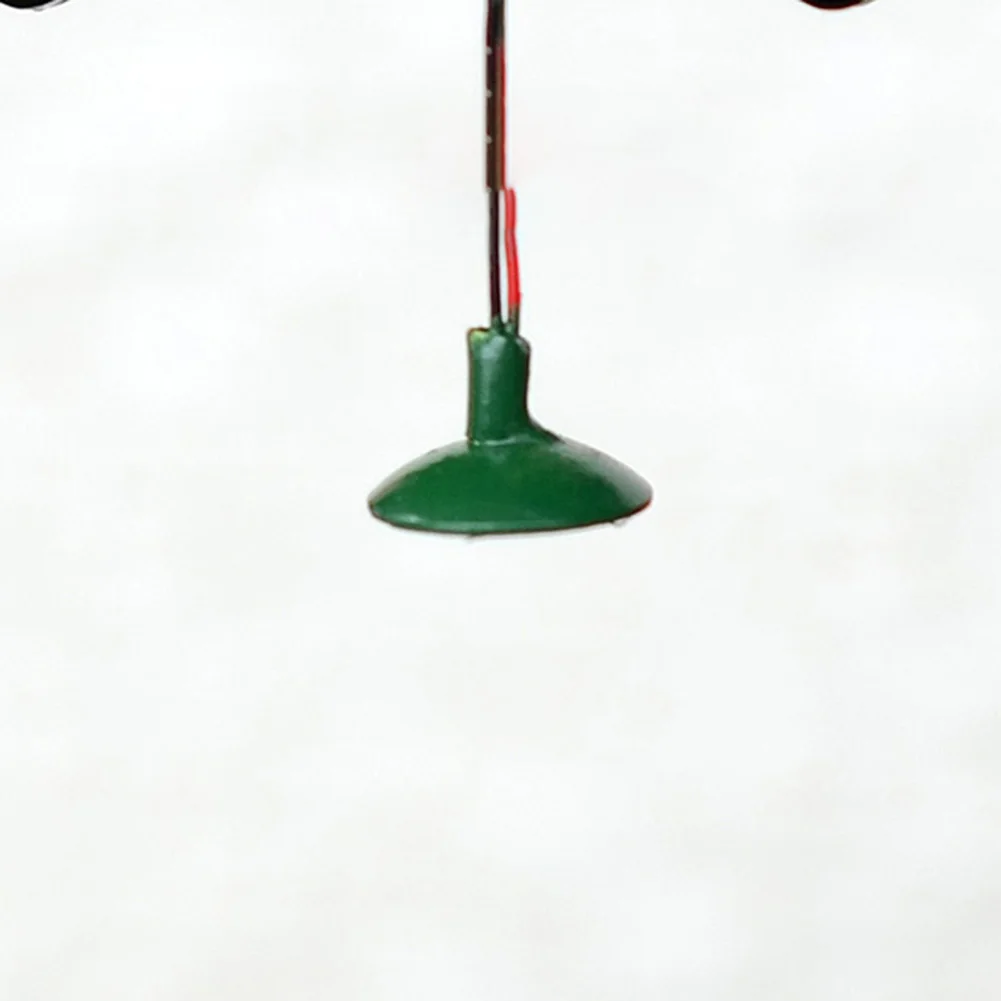 10 OO/HO Scale Wall Street Light Model Miniature Lamp Post Led Ceiling Lights Landscape Decor Diy Lamps for Decoration Ornament
