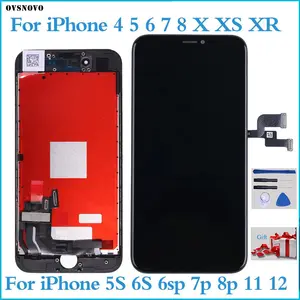 Bilashmart Incell OLED LCD iPhone 5 6 7 8 X XS XR LCD Display With 3D Touch Screen Digitizer Replacement iPhone 5S 6S 11 12Display