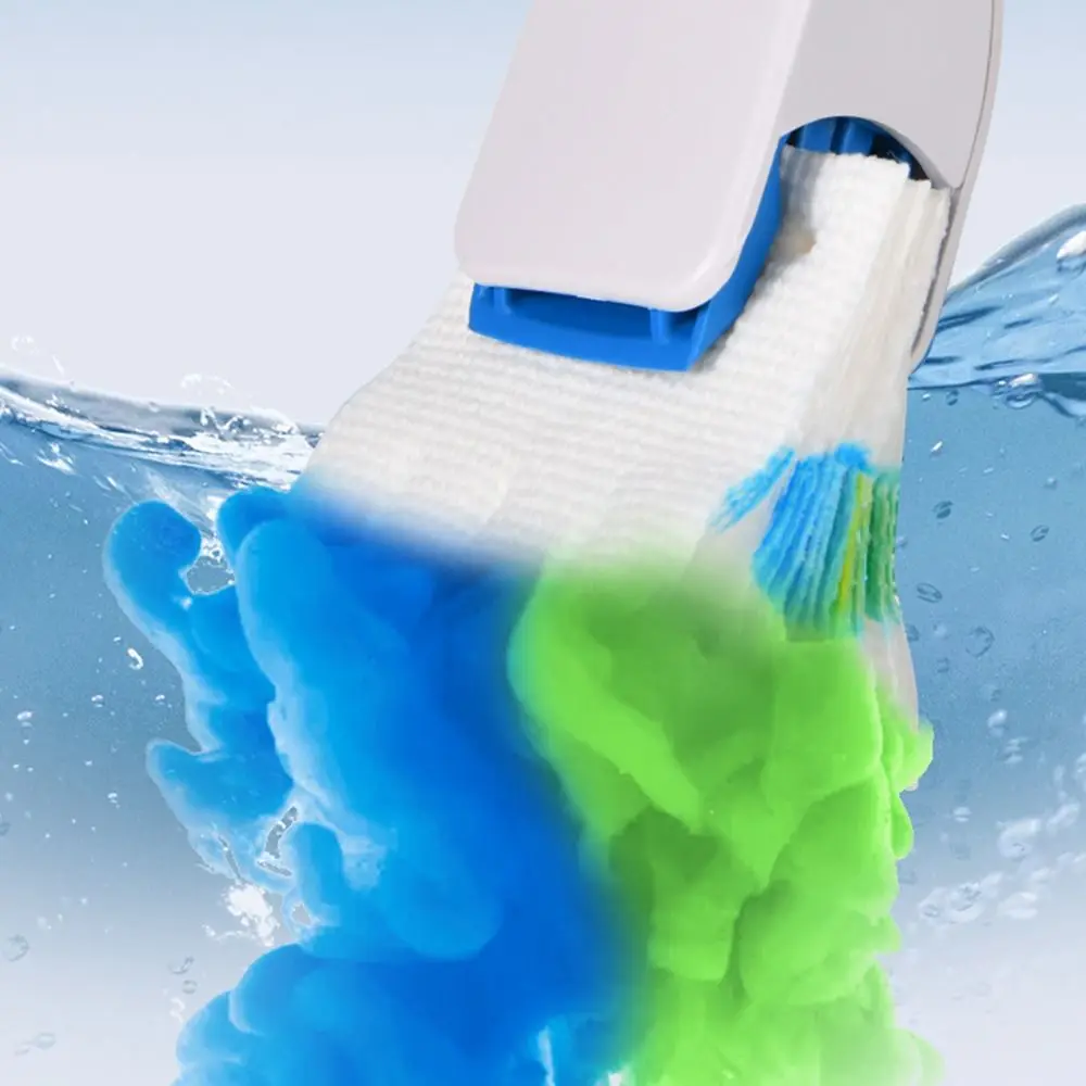 White Disposable Toilet Brush Set 12 Refills Cleaning Tablets Replacement Toilet Brushes Antibacterial No Blind Spots