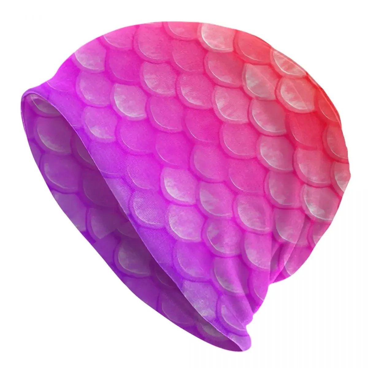 

Colorful Mermaids Beanie Hats Fish Scales Knitting Hat Outdoor Warm Soft Men Women Caps Spring Graphic Hip Hop Bonnet Hats Gift