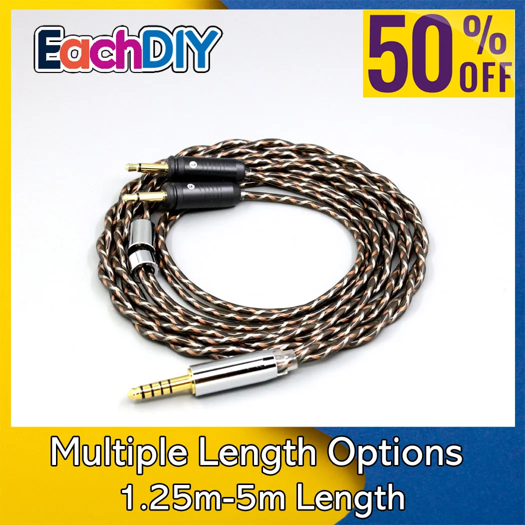 

Shielding 25AWG Litz 7n OCC Earphone Audio Cable For Focal Elegia Clear Elear Stellia Celestee radiance Headphone Headset 8886