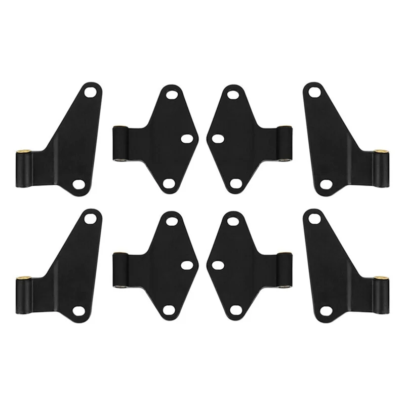 

H5-1Set/8Pcs Car Body Door Hinge Kit Parts Accessories For JEEP Wrangler JK 4Door 2007-2018 Front Rear Side Hinges Cover Trim