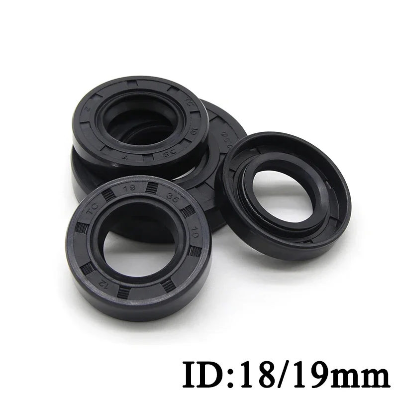 

ID 18/19mm NBR Nitrile Rubber Shaft Oil Seal TC-18/19*28/30/32/35/40/42/45/47*5/6/7/8 Nitrile Double Lip Oil Seal