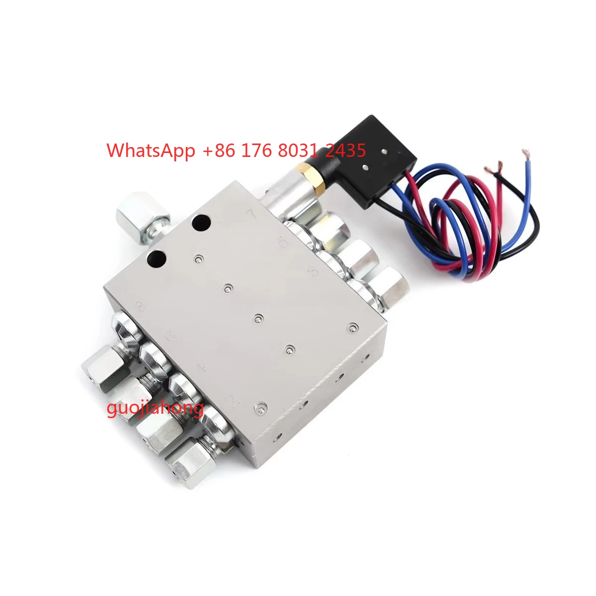 

SSV8 OEM Stainless Steel Piston Pump Lube Divider Metering Device Oil Grease Distribution Valve Manifold Mining Machine