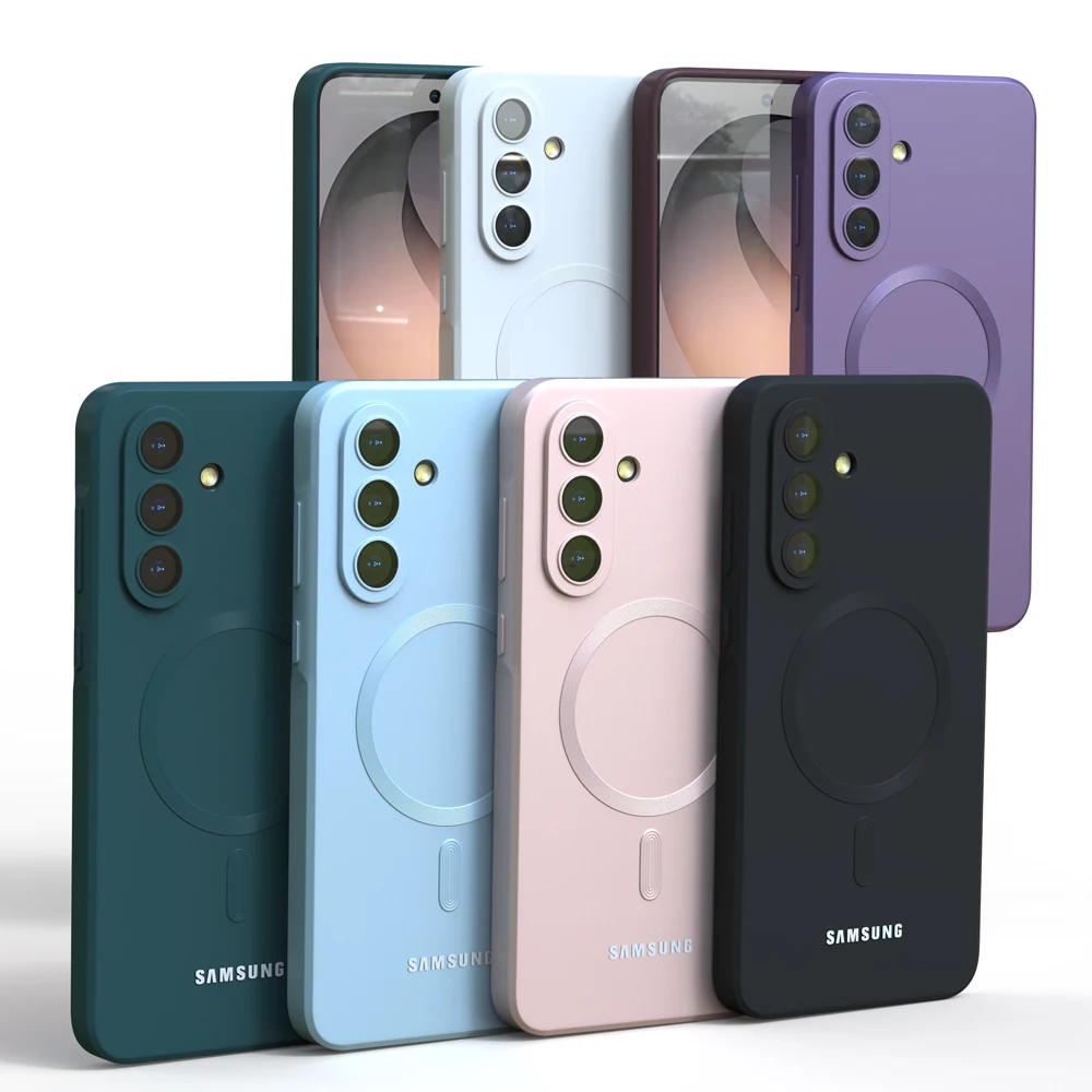 For Samsung Galaxy A56 A57 A37 A17 S26 S25 S24 S23 S22 Ultra S21 Plus S20 FE Magnetic Case Shockproof Magsafe Back Cover Funda